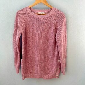 Loft button accent sweater